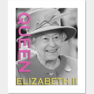 queen elizabeth ii portrait Posters and Art